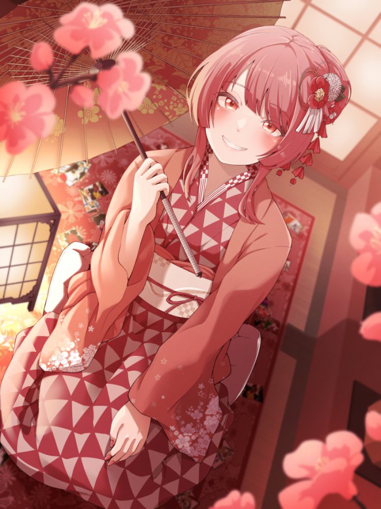 【二次】和服・着物を着ている女の子の画像　その４